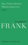 "Das Ochsenfurter Männerquartett. Roman von Leonhard Frank. Verlag: Königshausen & Neumann." Grüner Hintergrund., Buch