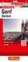 "3 in 1 City Map Genf Genève. Sightseeing . Index 1:11 000. Genf-Stadtansicht mit Wasserfontäne, markante gotische Türme.", Karten