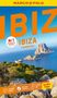 Titel „IBIZA FORMENTERA“, Text „Nr.1 meistgekaufter Reiseführer“, Ansicht mit Insel, Meer und einem Turm vorne., Buch