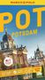Text: "POT POTSDAM", "Nr. 1 meistgekaufter Reiseführer", "Urlaubsplaner", "Erlebnisgarantie", "Touren App", "Insider Tipps". Historische Gebäude im Hintergrund., Buch
