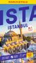 ISTANBUL. Nr. 1 Meistgekaufter Reiseführer. Marco Polo Logo. Zeigt historische Moschee mit Minarett bei Sonnenuntergang., Buch
