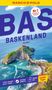 Text: "Nr.1 Meistgekaufter Reiseführer", "Baskenland", "Bilbao", "Reisen mit Insider Tipps". Ansicht einer Küste mit Insel., Buch
