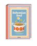 „Bohemian Soul: Tschechische Heimatküche neu interpretiert.” Illustration einer Suppe in einem floralen Topf., Buch