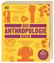 Cover des "Anthropologie Buchs" mit Zitaten und Symbolen auf gelbem Hintergrund.