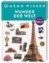 "Memo Wissen: Wunder der Welt"; rechteckiges Logo oben links. Kolosseum, Eiffelturm und Pyramiden im Mix aus Fotos und Illustrationen.