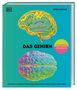 „Das Gehirn“ von Rita Carter, bunte Hirnabbildungen auf türkisfarbenem Hintergrund, aktualisierte Neuausgabe., Buch