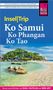 Insel|Trip Ko Samui, Ko Phangan, Ko Tao. Sandstrand mit Felsen, Palmen und klarem Wasser im Hintergrund., Buch