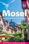 "Mosel vom Dreiländereck bis Koblenz", darunter Fachwerkhäuser, eine Treppe und ein blauer Himmel. Logo oben rechts., Buch