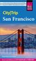"City|Trip San Francisco", "Besser zurechtfinden mit CITY-FALTPLAN und WEB-APP". Foto der Golden Gate Bridge im Nebel., Buch