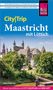"City|Trip Maastricht" steht groß in der Mitte. Oben: Aktivitäten in Maastricht. Unten: Ulrike Grafberger. Hintergrund: Stadtansicht mit Bäumen., Buch