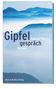 Andrea Paluch: Gipfelgespräch, Buch