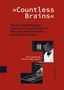"Countless Brains" - Buchcover, roter Hintergrund, Bild eines Mannes in weißem Kittel, Autoren: Paul Weindling, Michał Adam Palacz., Buch
