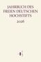 "JAHRBUCH DES FREIEN DEUTSCHEN HOCHSTIFTS 2026" steht zentriert. Unten ein schlichtes, stilisiertes Logo. Hintergrund in Beige., Buch