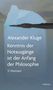 Alexander Kluge: Kenntnis der Notausgänge ist der Anfang der Philosophie, Buch, Buch