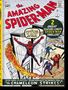 Comic-Titel: „The Amazing Spider-Man“. Sprechblase: „The Fantastic Four think I'm trapped!“. Szenenbild mit Spider-Man und den Fantastic Four., Buch