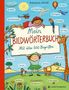 "Mein Bildwörterbuch: Mit über 500 Begriffen." Kinder und Tiere fröhlich in bunter Landschaft dargestellt., Buch