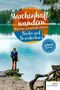 "Märchenhaft wandern: Unterwegs zu sagenhaften Orten in Berlin und Brandenburg." Eine Person am See, umgeben von Wald., Buch