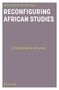 "Aleo Susan Arndt (ed.), RECONFIGURING AFRICAN STUDIES, A Collaborative Glossary." Lila Hintergrund, grüner Text.