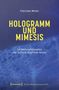 "Franziska Winter: HOLOGRAMM UND MIMESIS. Zur Medienphilosophie und Ästhetik diaphaner Körper." Blauer Hintergrund.