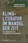 „Klimaliteratur im Wandel der Zeit“ steht über einer altmodischen Weltkarte., Buch