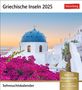 Griechische Inseln Sehnsuchtskalender 2025 - Wochenkalender mit 53 Postkarten, Kalender