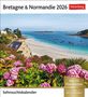 Bretagne & Normandie Sehnsuchtskalender 2026 - Wochenkalender mit 53 Postkarten, Kalender, Kalender