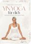 Yin Yoga für dich: Spirituelle Impulse für deine tägliche Praxis. Frau im weißen Outfit sitzt meditativ. Mandala-Designs., Buch