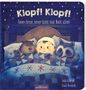 Linda Ashman: Klopf! Klopf! Komm herein, keiner bleibt heut Nacht allein!, Buch