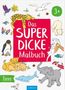 Das superdicke Malbuch - Tiere, Buch