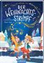 "Der Weihnachtsstrumpf" von Lissa Lehmenkühler und Maud Vogel. Kinder halten einen roten Strumpf, umgeben von Sternen., Buch