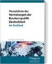 : Verzeichnis der Vertretungen der Bundesrepublik Deutschland im Ausland, Buch