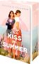 Text: "Jessica M. Felleman", "Last Kiss of Summer". Zwei junge Menschen am Strand, Rücken an Rücken.