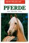 „Mehr Freude mit Pferde. Rassen, Eigenschaften, Nutzung.“ Ein Porträt eines Pferdes vor einem verschwommenen, grünen Hintergrund.