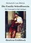 Heinrich von Kleist: Die Familie Schroffenstein (Großdruck), Buch