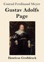 „Conrad Ferdinand Meyer: Gustav Adolfs Page. Henricus Großdruck.“ Ein historisches Porträt eines Mannes in Rüstung., Buch