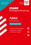 2027, STARK Prüfungsvorbereitung, Abitur Berlin/Brandenburg, Mathematik GK. Rotes Design, weißer Text, Bildsymbole.
