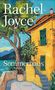Text: "Rachel Joyce, Sommerhaus, Roman, THIELE." Eine farbenfrohe Illustration eines gelben Hauses am Meer., Buch