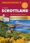 IWANOWSKI'S SCHOTTLAND, 12. Auflage, Tipps für individuelle Entdecker. Landschaft mit Schloss, See und gelben Blumen., Buch