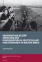 Text: "GEGENSEITIGE BILDER ZWISCHEN DER BUNDESREPUBLIK DEUTSCHLAND UND SÜDKOREA IM KALTEN KRIEG." Das Bild zeigt Menschen an einem Grenzzaun, mit Kameras., Buch