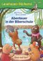 "Abenteuer in der Biberschule" von Mira Fischer und Bernd Lehmann. Biber halten Schulunterricht am Flussufer.