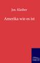 Jos. Kleiber: Amerika wie es ist, Buch