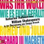 William Shakespeare: Katharina Thalbach liest William Shakespeare in der Übersetzung von Thomas Brasch, 2 MP3-CDs