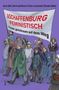 ASCHAFFENBURG FEMINISTISCH. Frauen gemeinsam auf dem Weg. Illustration von Menschen bei einer Demonstration., Buch