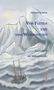 "Von Fluten und vom Widerstehen" steht in Blau auf einem stürmischen Meer vor Eisbergen, mit kleinem Schiff im Vordergrund., Buch