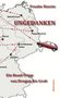 "Frauke Bassin - UNGEDANKEN; Ein Road-Tripp von Drogen bis Grab." Karte mit rotem Auto auf gestrichelter Route., Buch