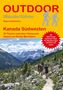 OUTDOOR Wanderführer Kanada, 30 Touren mit GPS-Tracks. Berglandschaft mit Wanderern, blauer Himmel, grüne Wälder., Buch