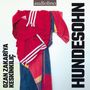 Text: "HUNDESOHN", "OZAN ZAKARIYA KESKINLIÇ", "audiolino". Ein rotes Kleidungsstück hängt über bunten Handtüchern., MP3-CD