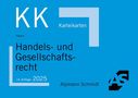 Text: "KK Karteikarten. Haack. Handels- und Gesellschaftsrecht. 16. Auflage 2025. Alpmann Schmidt. AS Logo." 

Blauer Hintergrund., Diverse