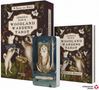 Text: "Woodland Wardens Tarot", "Die Hohepriesterin", "Der Wagen", "78 Karten mit Booklet". 
Tierillustrationen mit floralen Elementen., Buch
