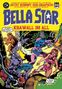 "BELLA STAR: KRAWALL IM ALL" - Comic-Illustration mit kämpfenden Aliens und Sprechblasen., Buch